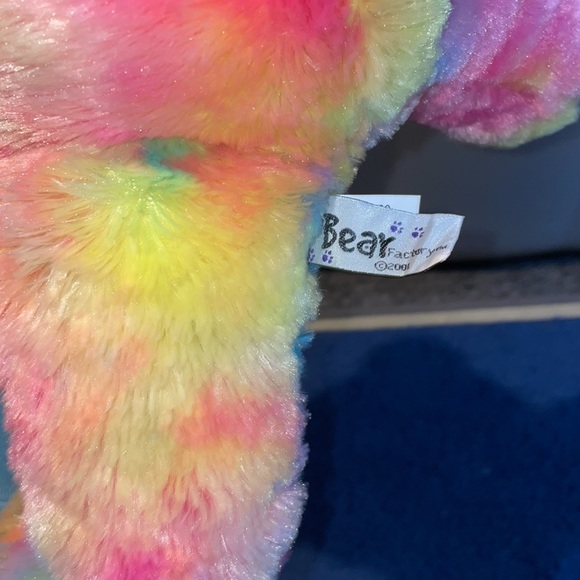 Rainbow tie dye teddy bear - Picture 4 of 5